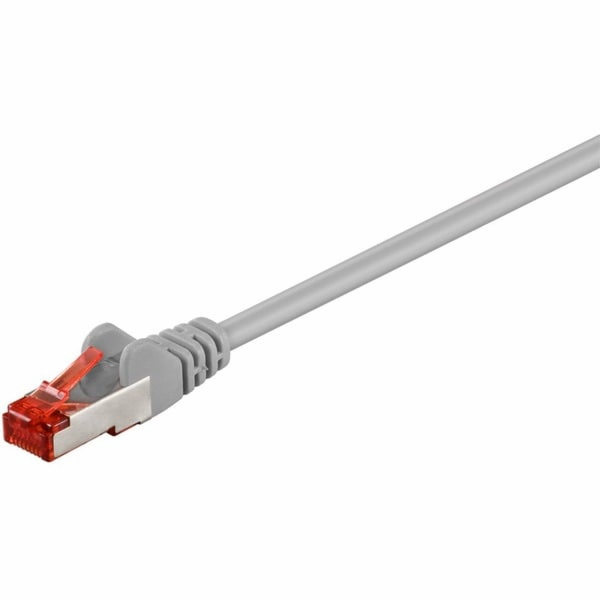 Goobay patch kabel CAT.6 S/FTP (PiMF) (šedý, 10 metrů, dv...