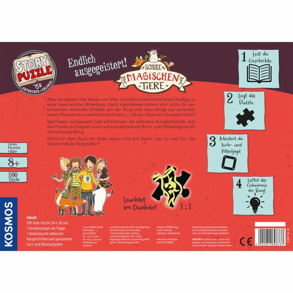 KOSMOS Story Puzzle: Škola kouzelných zvířat - Konečně duch!
