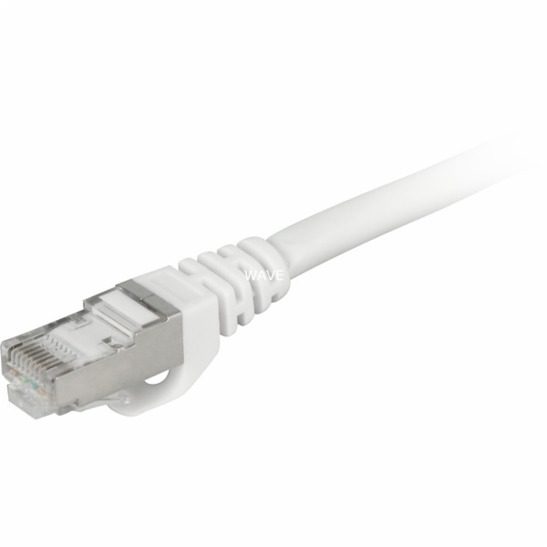 Sharkoon patch kabel SFTP, RJ-45, s kabelem Cat.7a (bílý,...