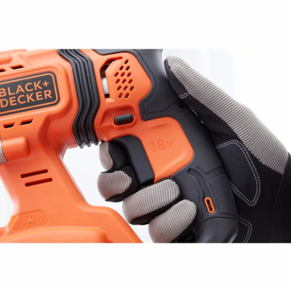 BLACK+DECKER BCD900E2K, 18V, příklepová vrtačka Akumuláto...