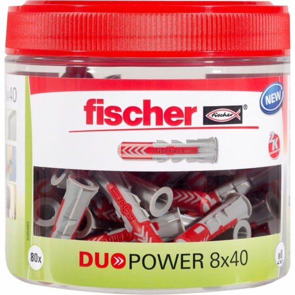 Dübel DUOPOWER 8x40, wiederverschließbare Dose