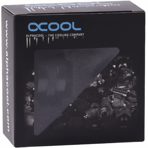 Eiszapfen PRO 13mm HardTube Fitting G1/4 - Deep Black, Ve...