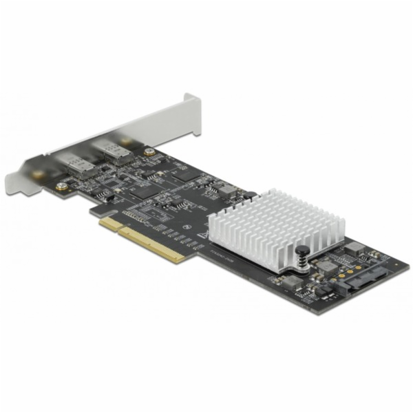 DeLOCK PCIe x8 > 2x externí USB-X 3.2 Gen 2x2