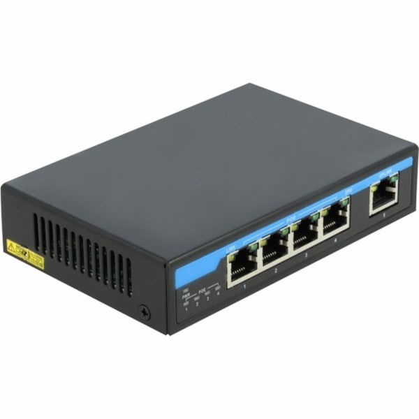 DeLOCK Gigabit Ethernet Switch 4 porty PoE + 1 RJ45