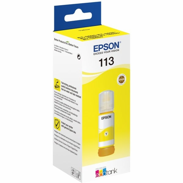 Epson inkoust žlutý 113 EcoTank (C13T06B140)