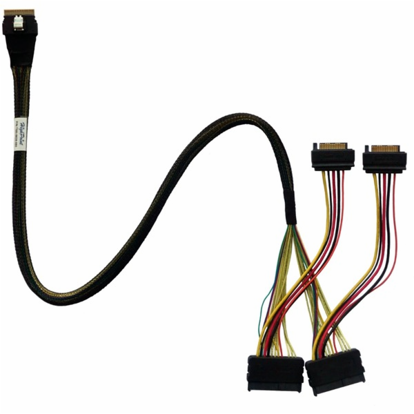 HighPoint SFF-8654 > Kabel U.2-SFF-8639-NVMe TS8i-8639-06...
