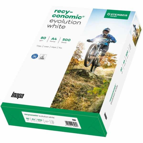 Recyconomic Evolution white A4, Papier