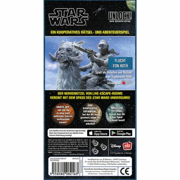 Asmodee Unlock! - Útěk z Hoth, společenská hra