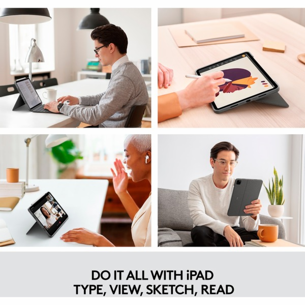 Logitech Combo Touch pro iPad Pro 11 palců (1./2./3./4. g...