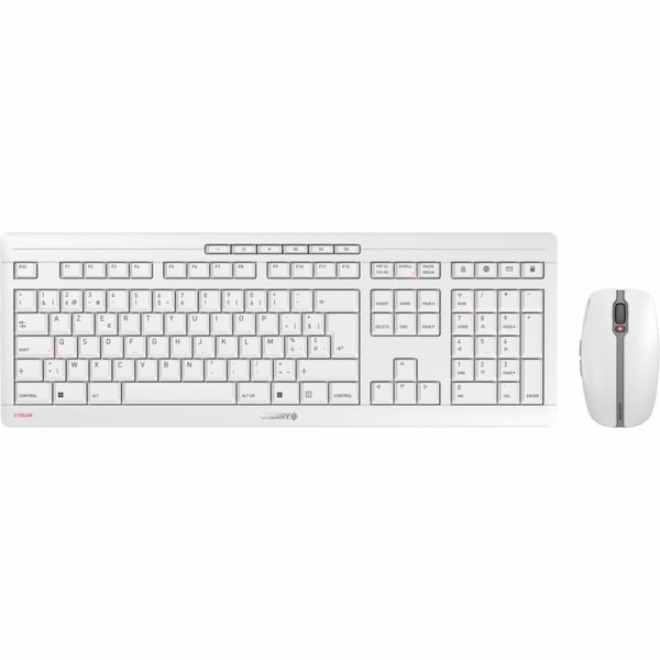 Cherry STREAM DESKTOP RECHARGE (bílá/šedá, rozvržení BE, ...