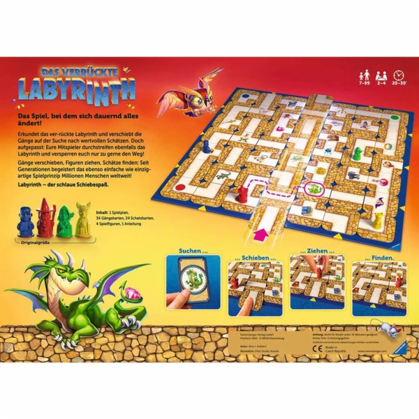 Ravensburger The Crazy Labyrinth – nová edice, desková hra