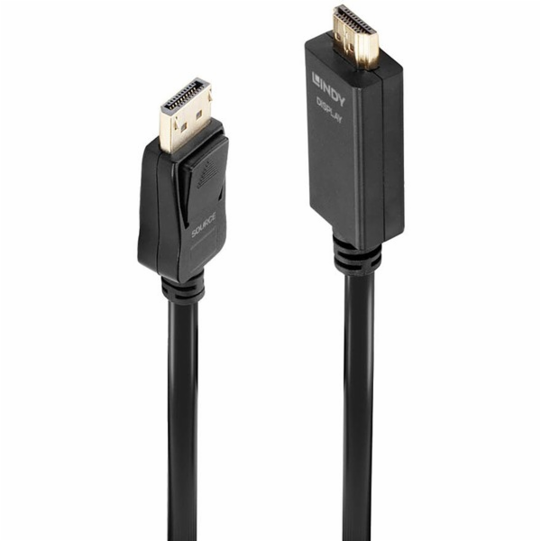 Lindy adaptérový kabel DisplayPort > HDMI 10,2 Gbit/s