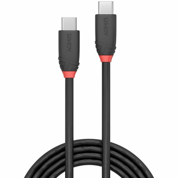 Kabel USB 3.2 Gen 2x2 Black Line, USB-C samec > USB-C samec