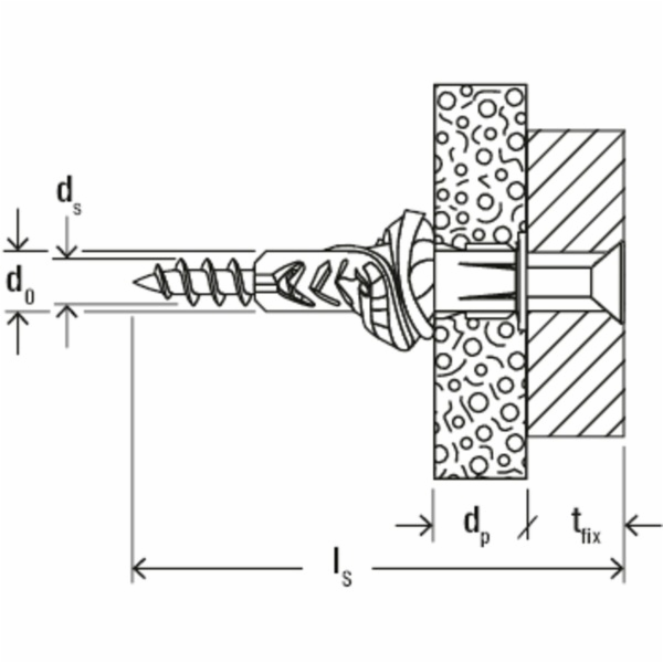 Universaldübel UX 6x50