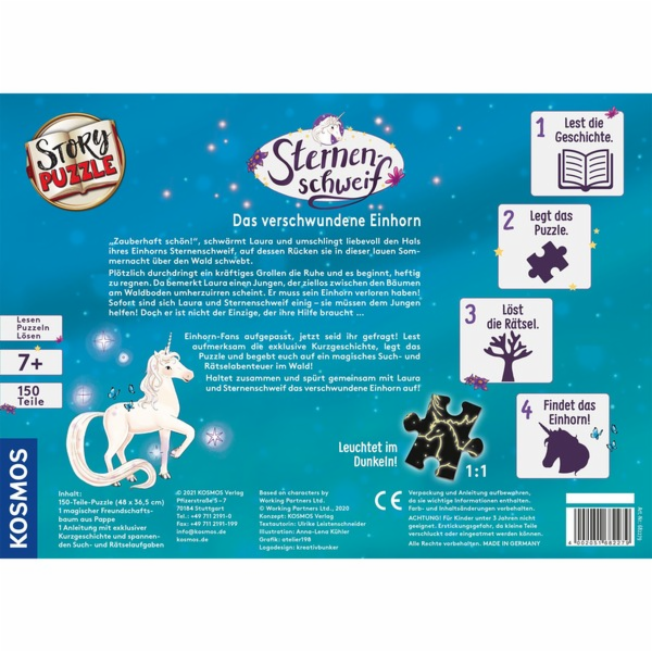 KOSMOS Startail - Zmizelý jednorožec, puzzle