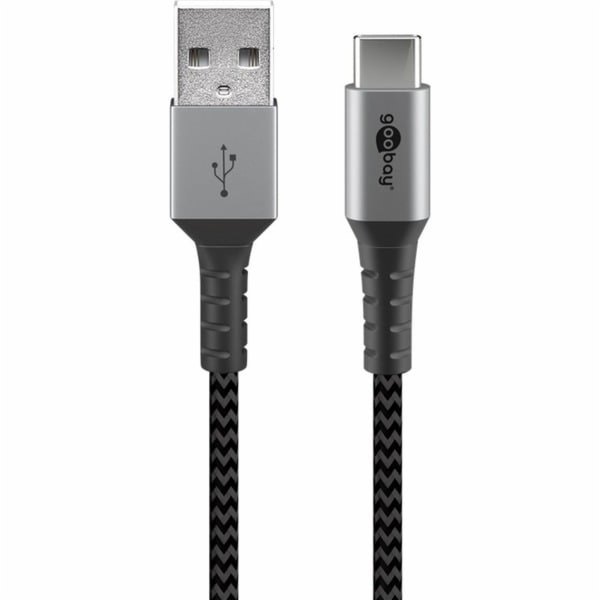 Goobay Kabel USB 2.0, zástrčka USB-A > zástrčka USB-C (še...