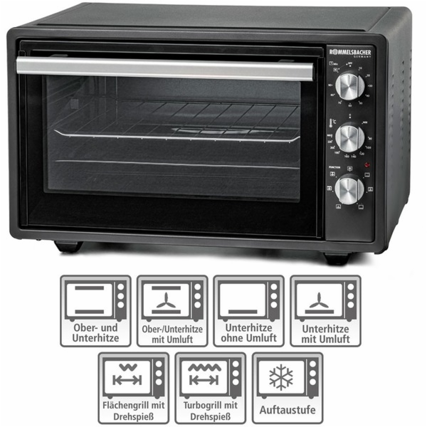 Rommelsbacher BG 1620 Pečicí a grilovací trouba , mini tr...