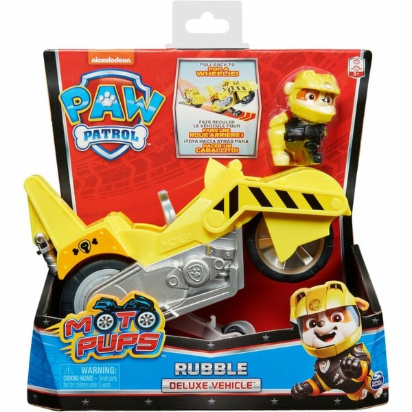 Paw Patrol Moto Pups Rubbles Motorrad, Spielfahrzeug