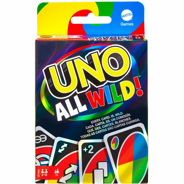 Mattel Games UNO All Wild, karetní hra