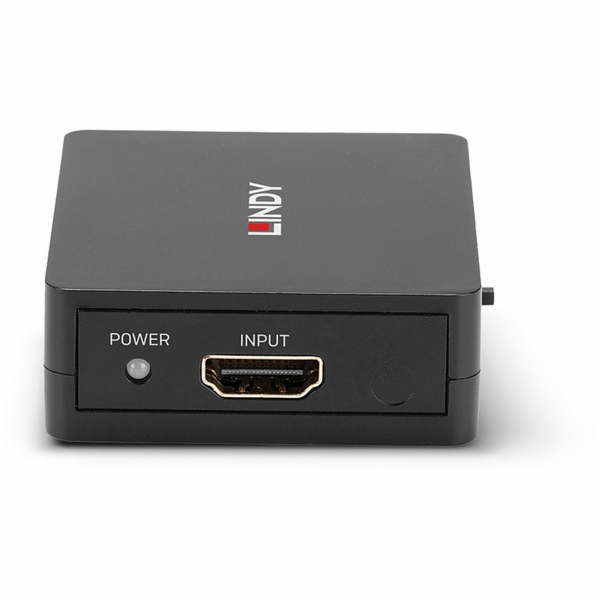 Lindy 2portový HDMI splitter 18Gbps, kompaktní