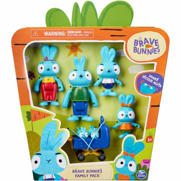 Brave Bunnies Family Balení 5 akčních figurek rodiny král...