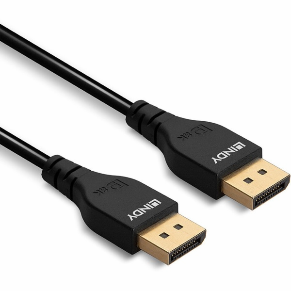 Lindy Kabel DisplayPort 1.4 (černý, 2 metry)