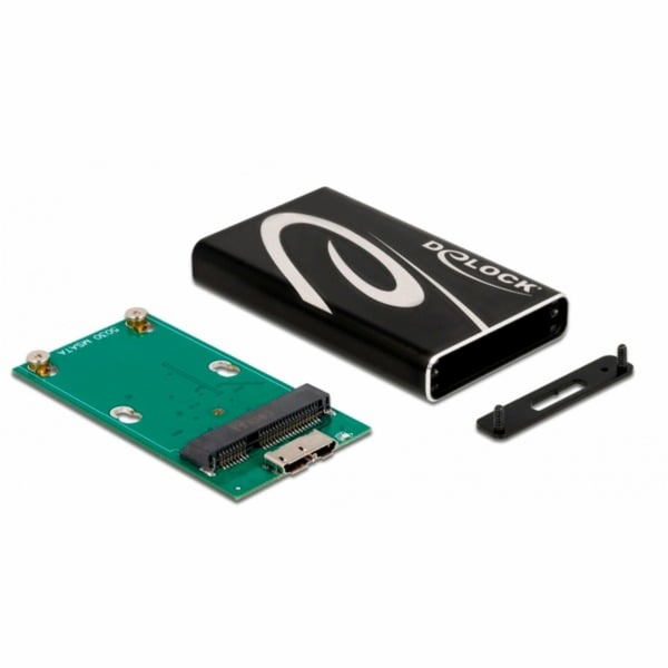 DeLOCK Externí pouzdro SuperSpeed USB pro mSATA SSD, pouz...
