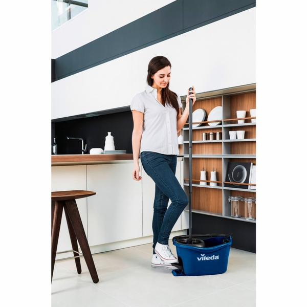 Mopová sada Vileda Turbo Easy Wring & Clean Box, mop na p...