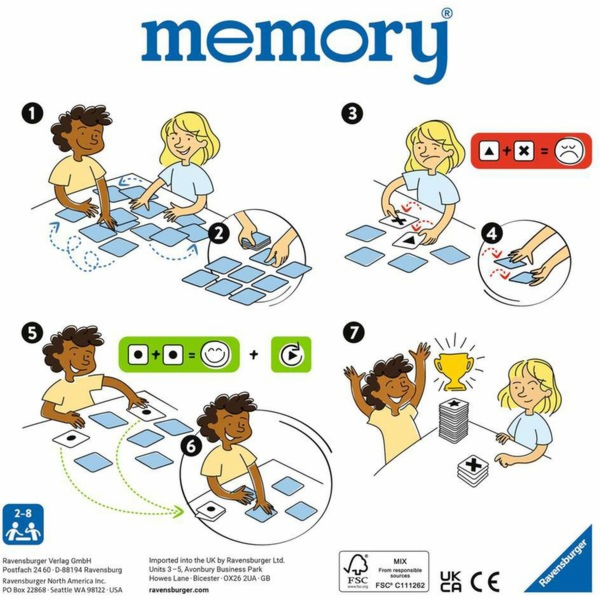 Ravensburger pexeso Německo, pexeso
