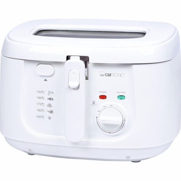 Clatronic Fritéza FR 3771 (bílá, 1800 W, nádoba na olej 2...