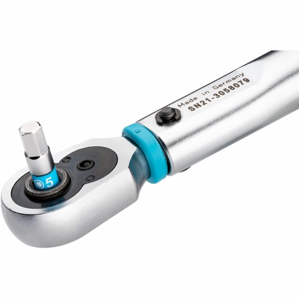 Hazet "Momentový klíč 5107B-3CT na bity, 1/4"""