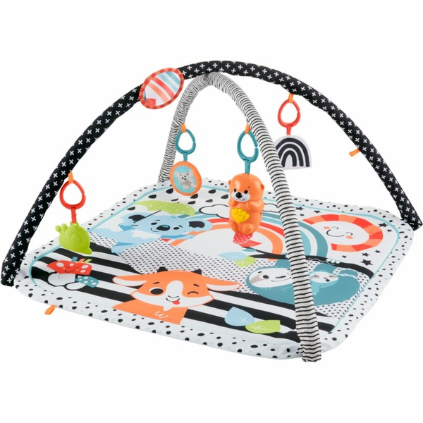 Hrací deka Fisher-Price Animal Friends Contrast, hrací pr...