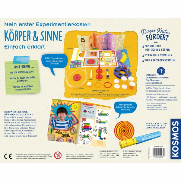 Kosmos Moje první experimentální sada - Tělo a smysly