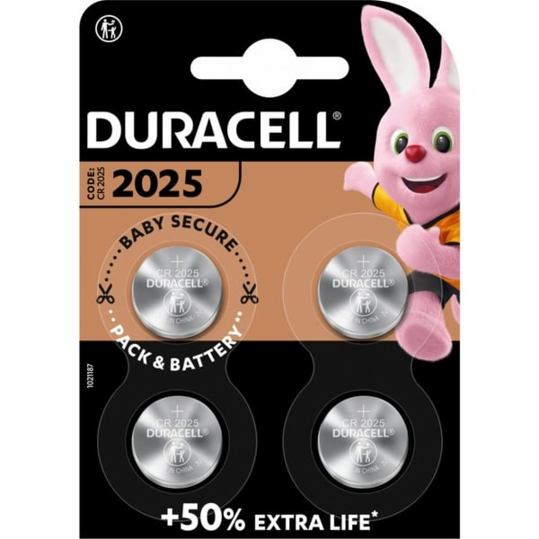 Duracell CR2025 lithiový knoflíkový článek 3V, baterie
