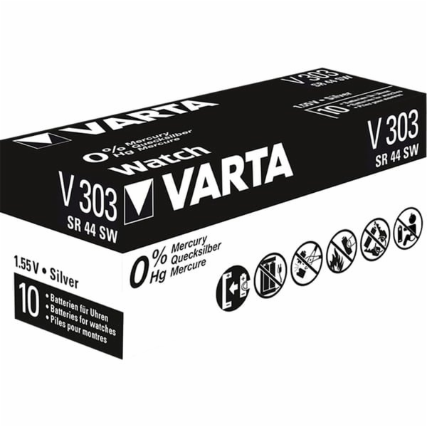 Varta stříbrný knoflíkový článek 303, baterie