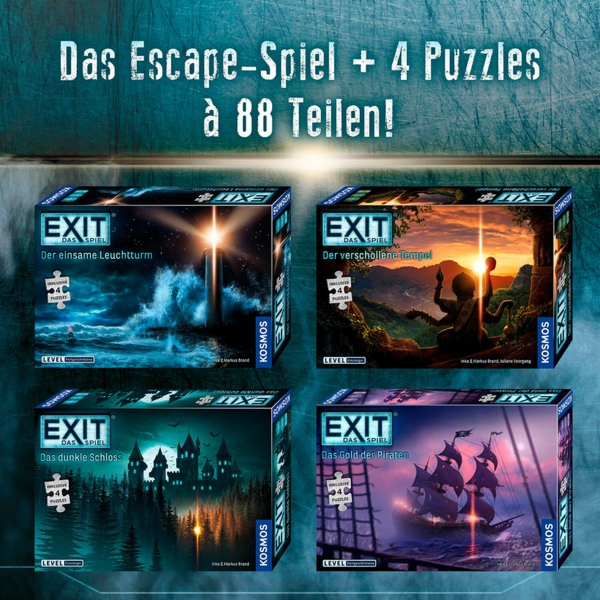 KOSMOS EXIT - The Game + Puzzle - The Pirates  Gold, spol...