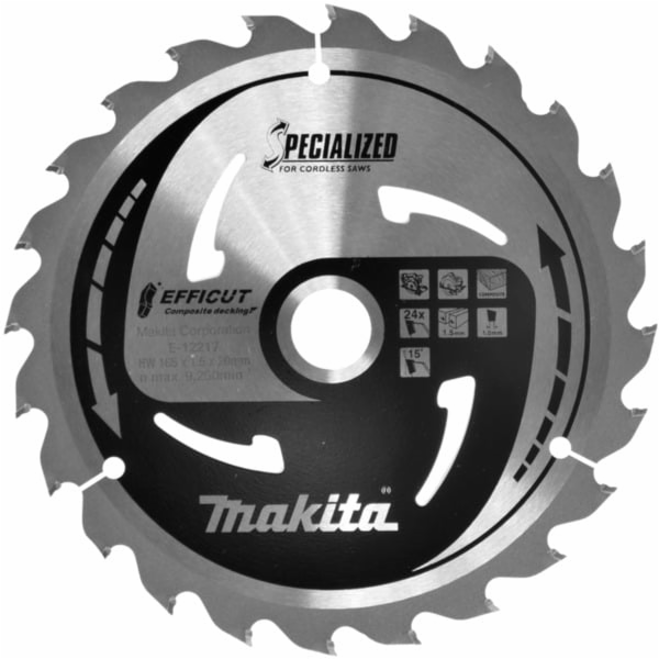 Makita pilový kotouč EFFICT E-12217, O 165mm, 24T