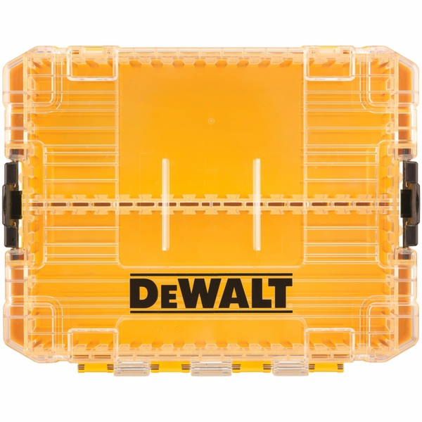 Dewalt Střední kufr TOUGHCASE (žlutý, prázdný, s držáky a...