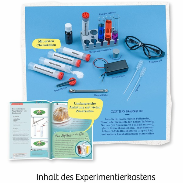 Chemielabor C500, Experimentierkasten