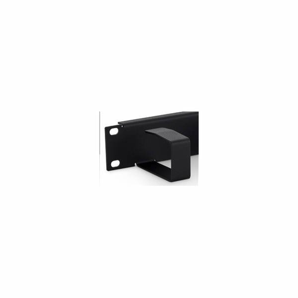 19" vyvazovací panel 1U 6x háček 70x40mm šedý kov