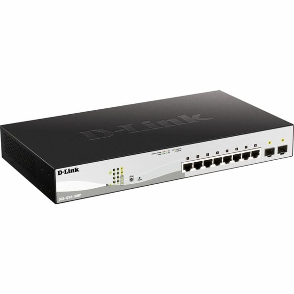 D-Link DGS-1210-10MP/E PoE/GE/GE/SMA/08