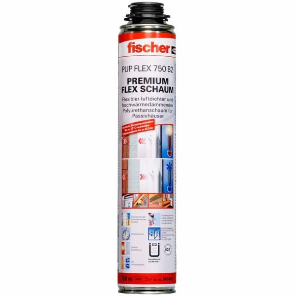Pistolenschaum Premium Flex Schaum PUP FLEX 750 B2, Dicht...