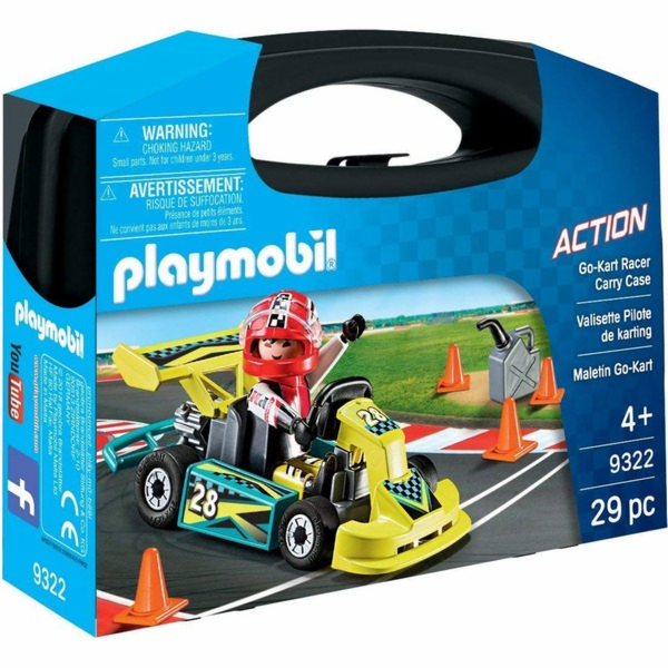 PLAYMOBIL 9322 Akční motokárová závodní stavebnice s sebou