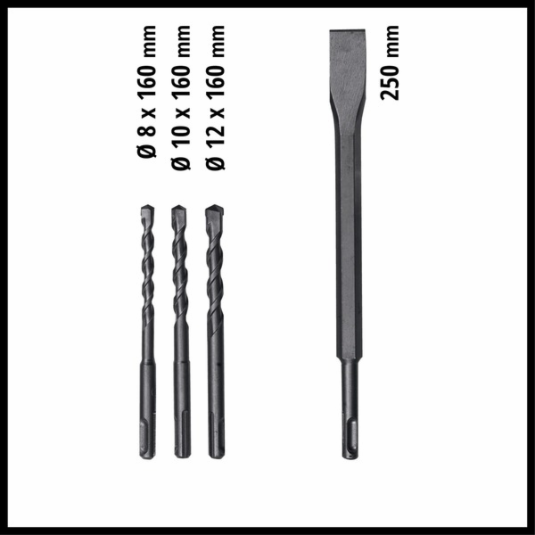 Sada příklepové vrtačky Einhell TC-RH 620 4F