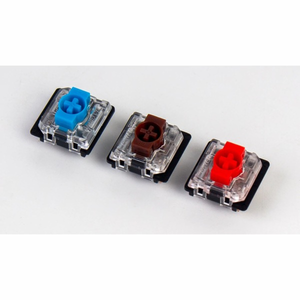 Gateron Low Profile Mechanical Red Switch-Set, Tastenscha...
