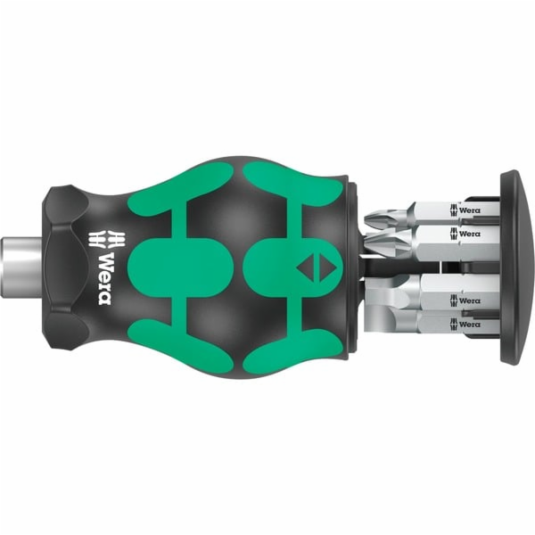 Sada 5bitových zásobníků Wera Kraftform Compact Stubby