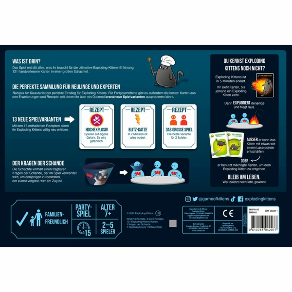 Exploding Kittens - Recepty na katastrofu, karetní hra