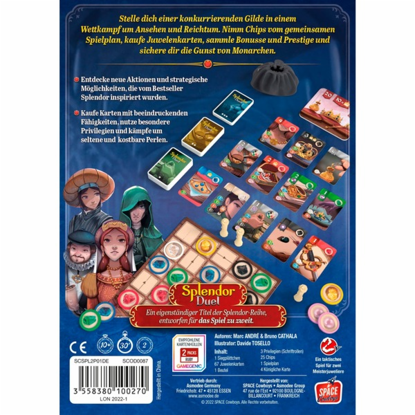 Asmodee Splendor Duel, desková hra