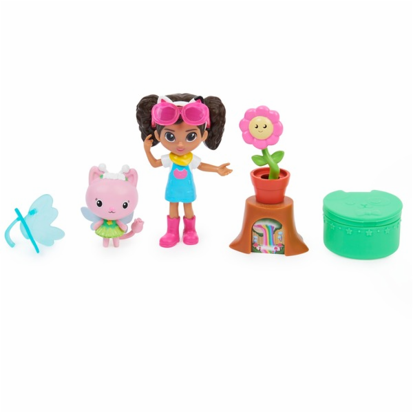 Gabby's Dollhouse zahradní set s vílou kočiček, figurkou ...