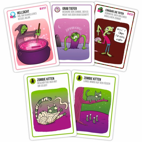 Asmodee Zombie Kittens, karetní hra